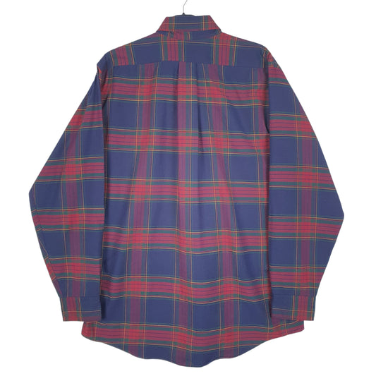 Mens Navy L.L.Bean Vintage 90s Made In USA  Shirt