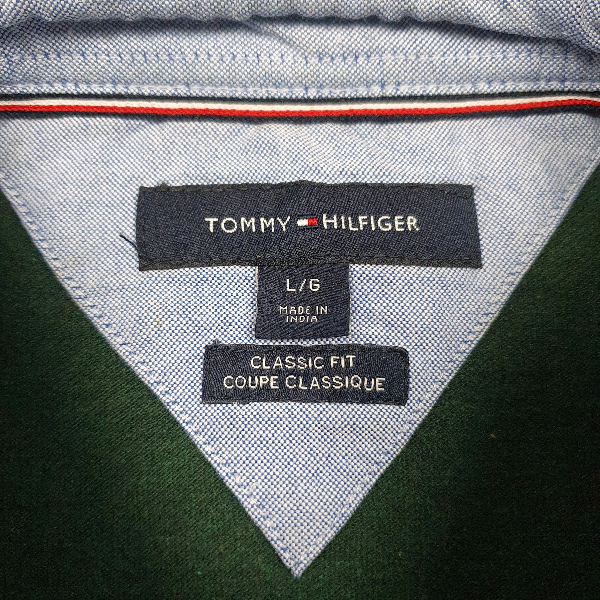Mens Green Tommy Hilfiger   Polo Shirt
