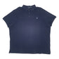 Mens Navy Polo Ralph Lauren Custom Slim Fit Short Sleeve Polo Shirt