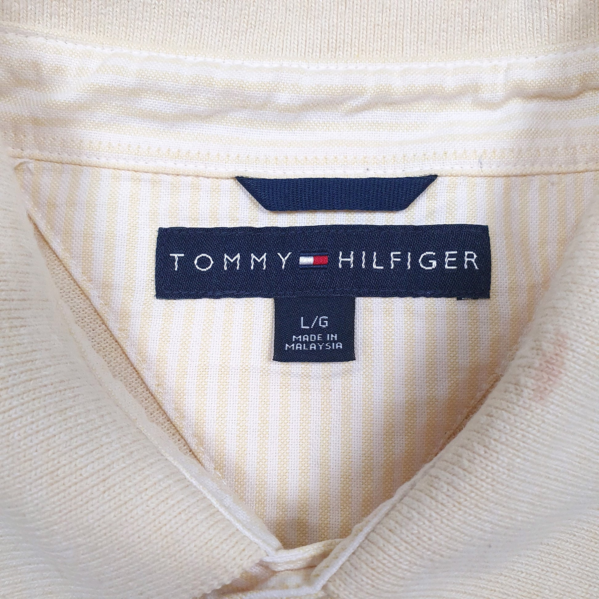Mens Yellow Tommy Hilfiger   Polo Shirt