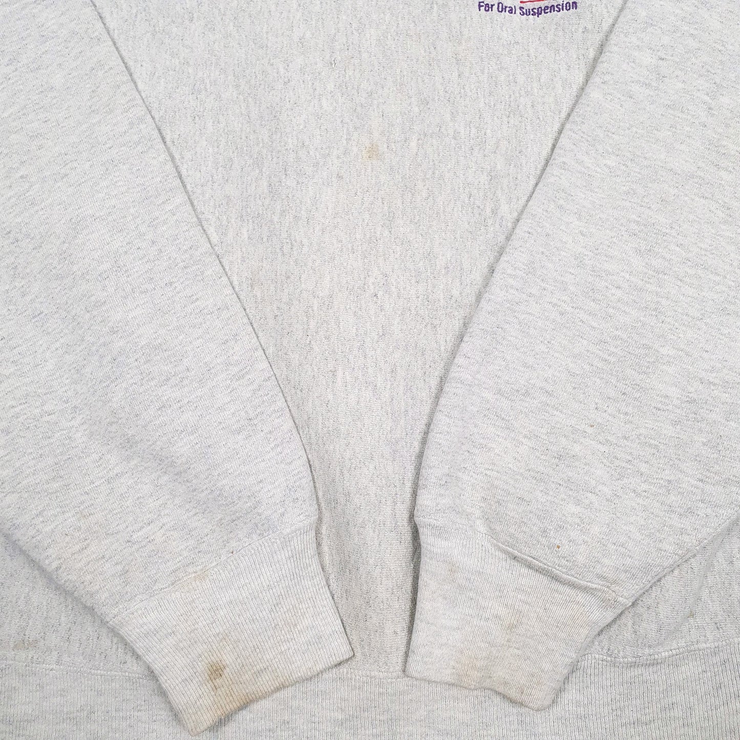 Mens Grey Lee Vintage 90s Made In USA Crewneck Jumper