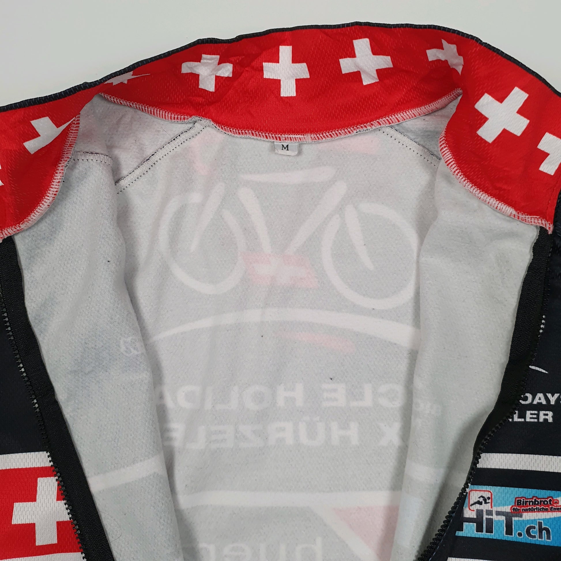 Mens White Cube Cycling Jersey Crewneck T Shirt