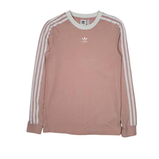 Womens Pink Adidas Lightweight Crewneck Jumper