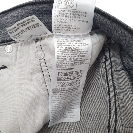 Mens Grey Levis Distressed  Jeans