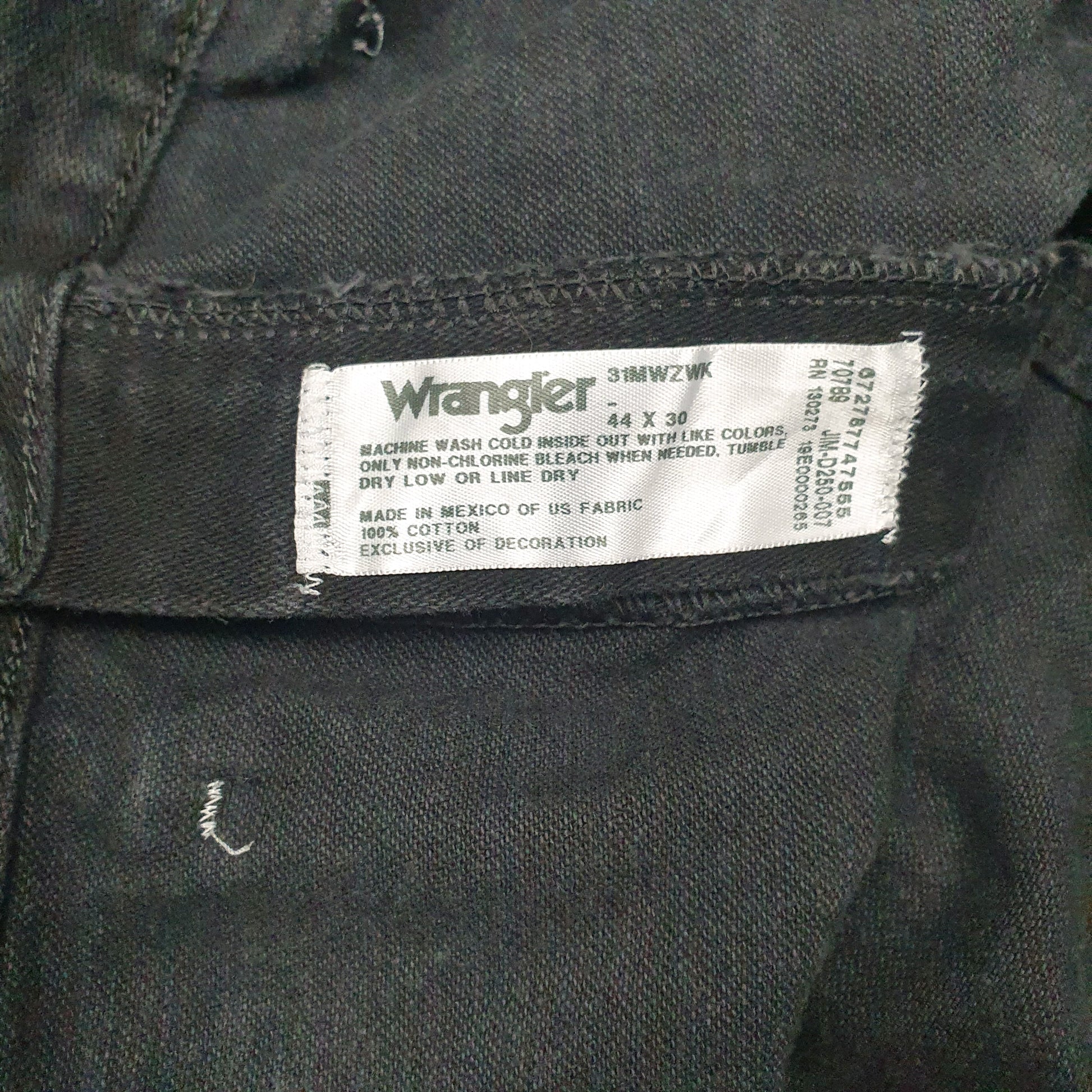 Mens Black Wrangler   Jeans