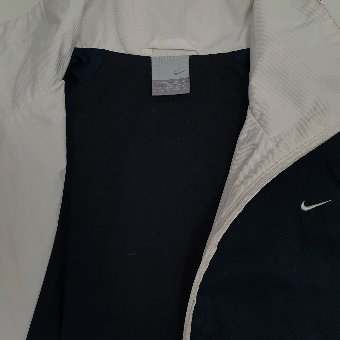 Womens Navy Nike Vintage 2000s Y2K Track  Coat