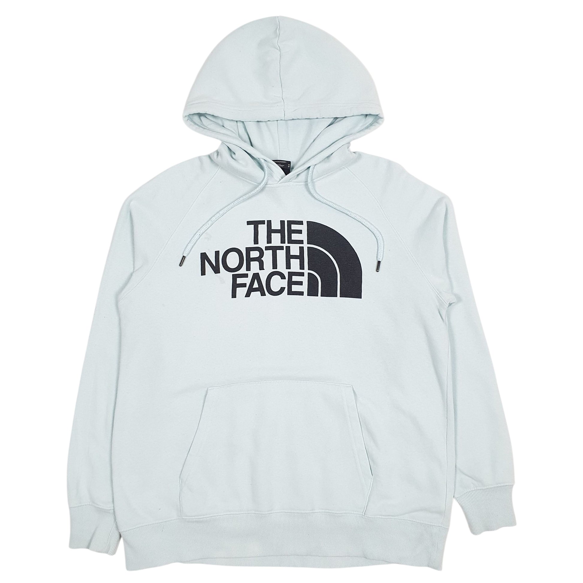 Womens Blue The North Face Spellout Hoodie Jumper