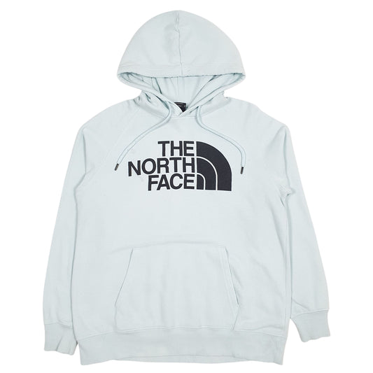 Womens Blue The North Face Spellout Hoodie Jumper