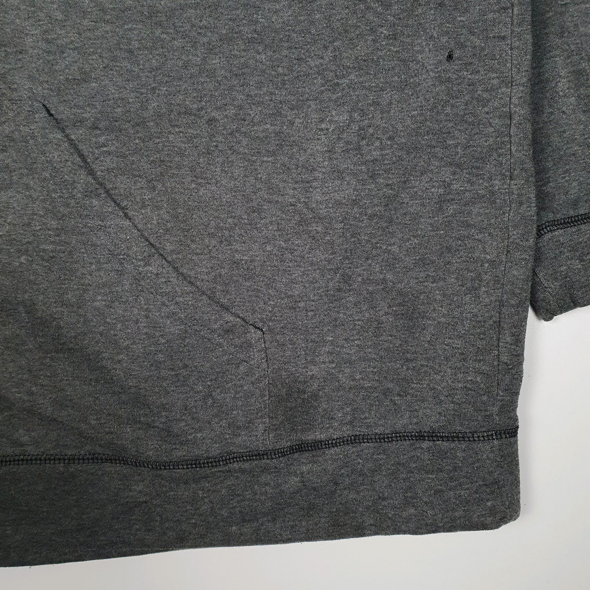 Mens Grey Reebok Hoodie Full Zip Jumper