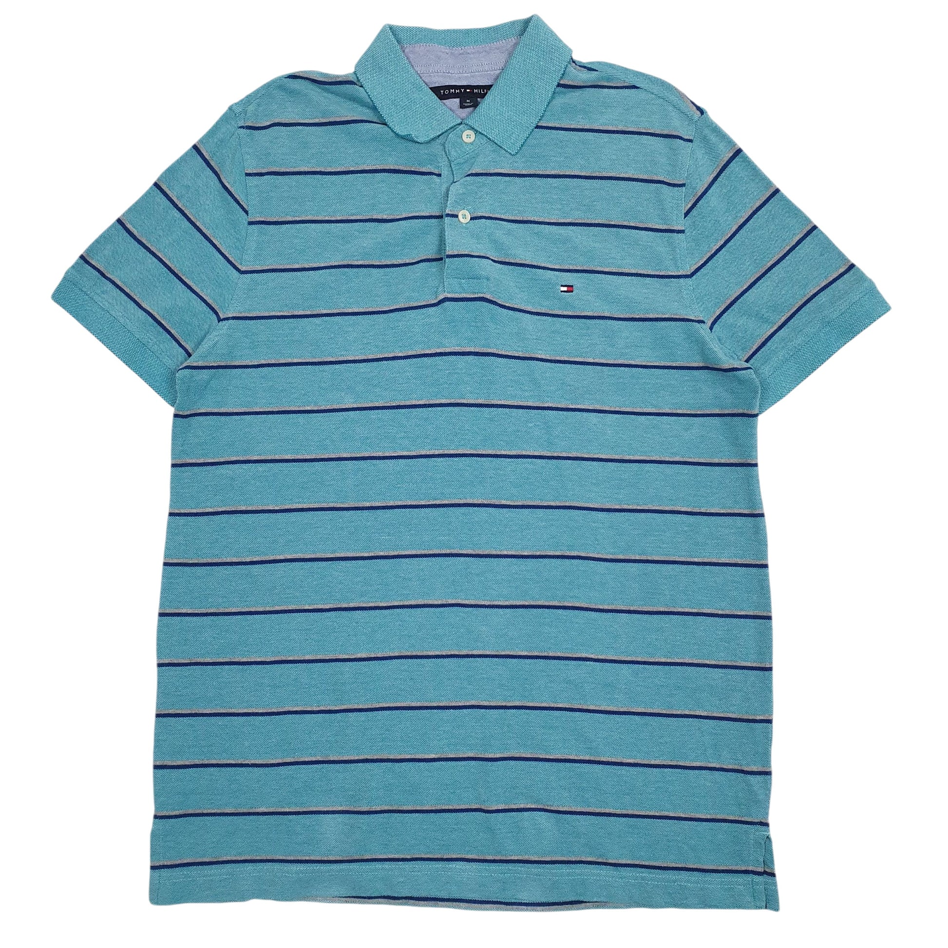 Mens Blue Tommy Hilfiger  Short Sleeve Polo Shirt