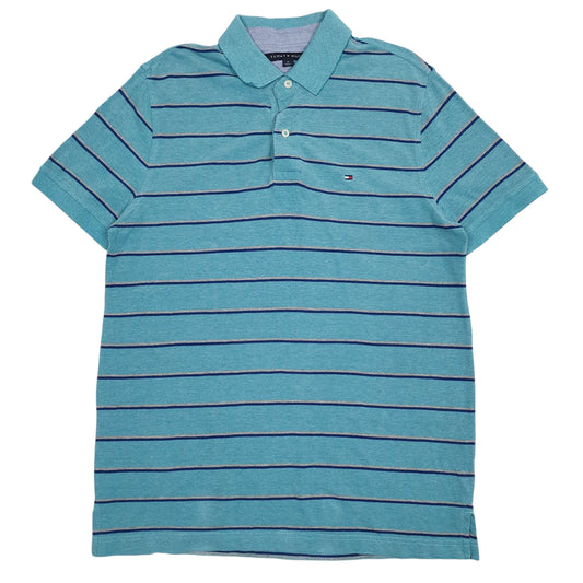 Mens Blue Tommy Hilfiger  Short Sleeve Polo Shirt