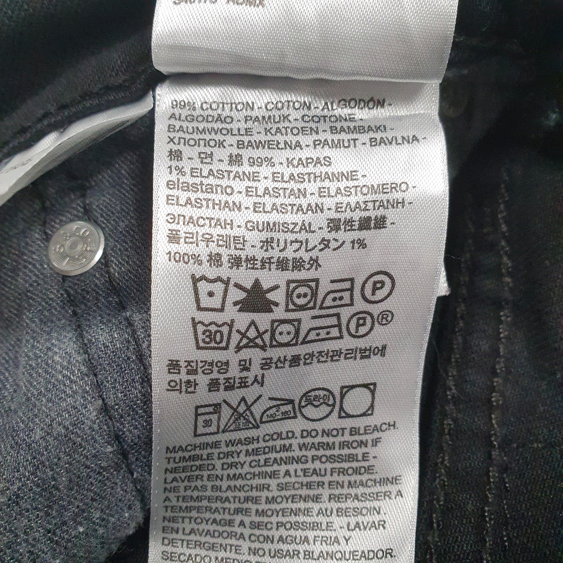 Mens Black Levis   Jeans