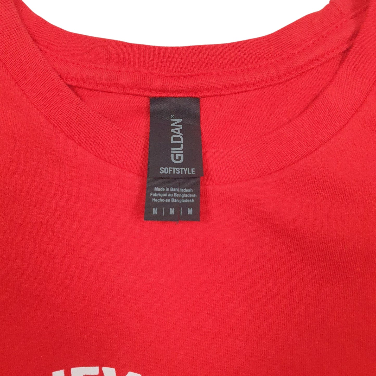 Womens Red Gildan Basketball  T Shirt