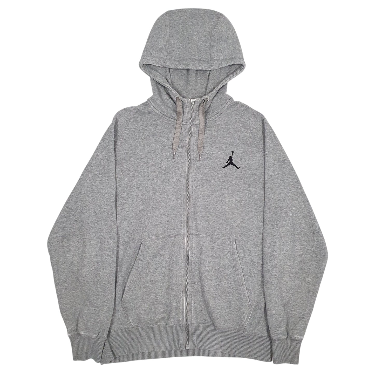 Mens Grey Nike Air Jordan Full Zip Jumper