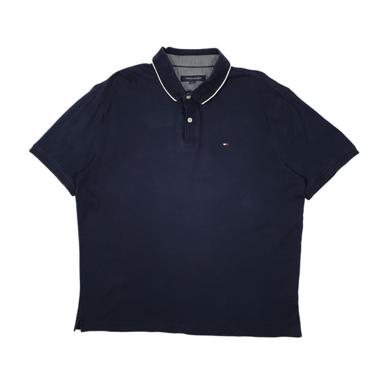 Mens Navy Tommy Hilfiger  Short Sleeve Polo Shirt
