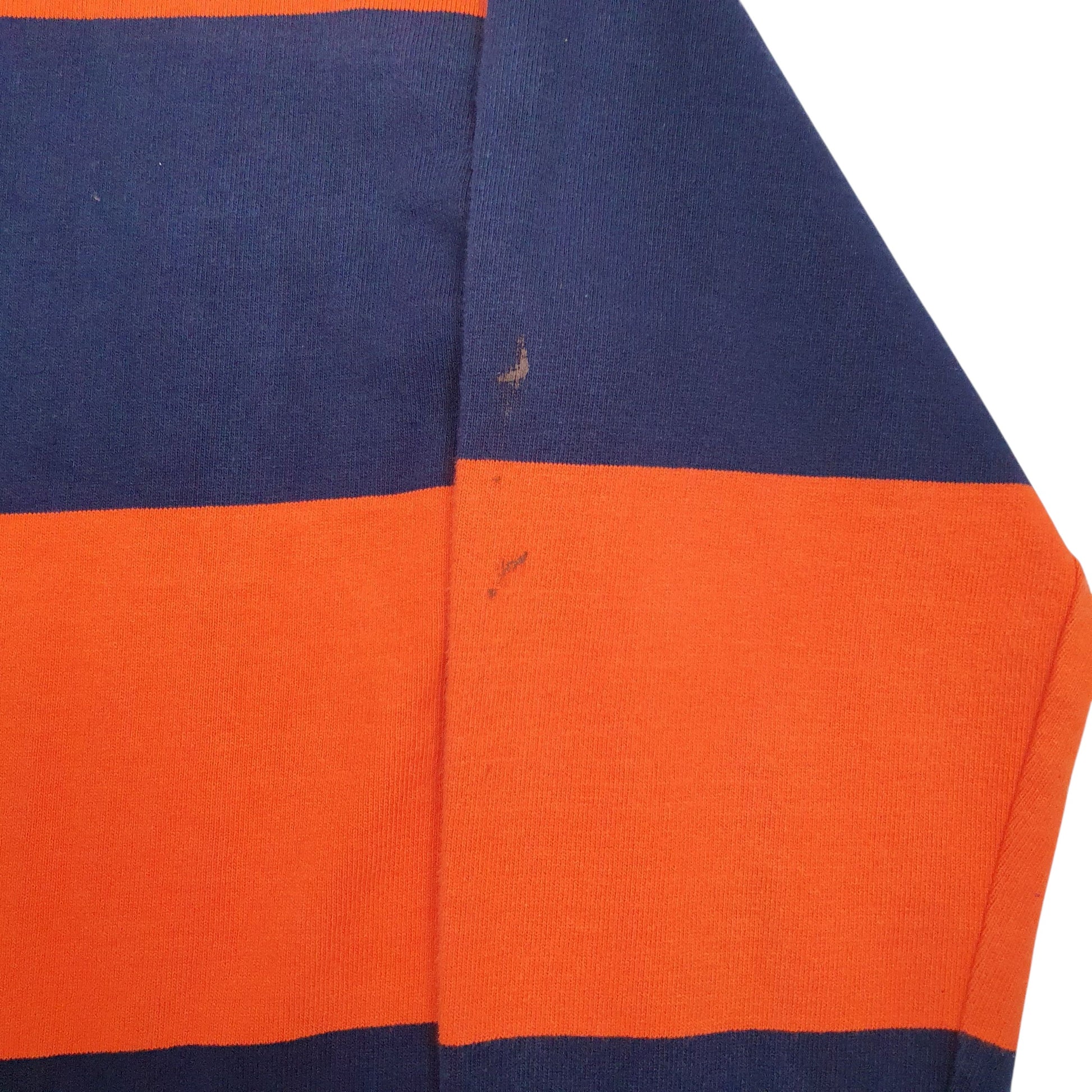 Mens Orange Barbarian Hooded  Polo Shirt