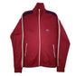 Mens Burgundy Izod Lacoste Vintage Full Zip Jumper