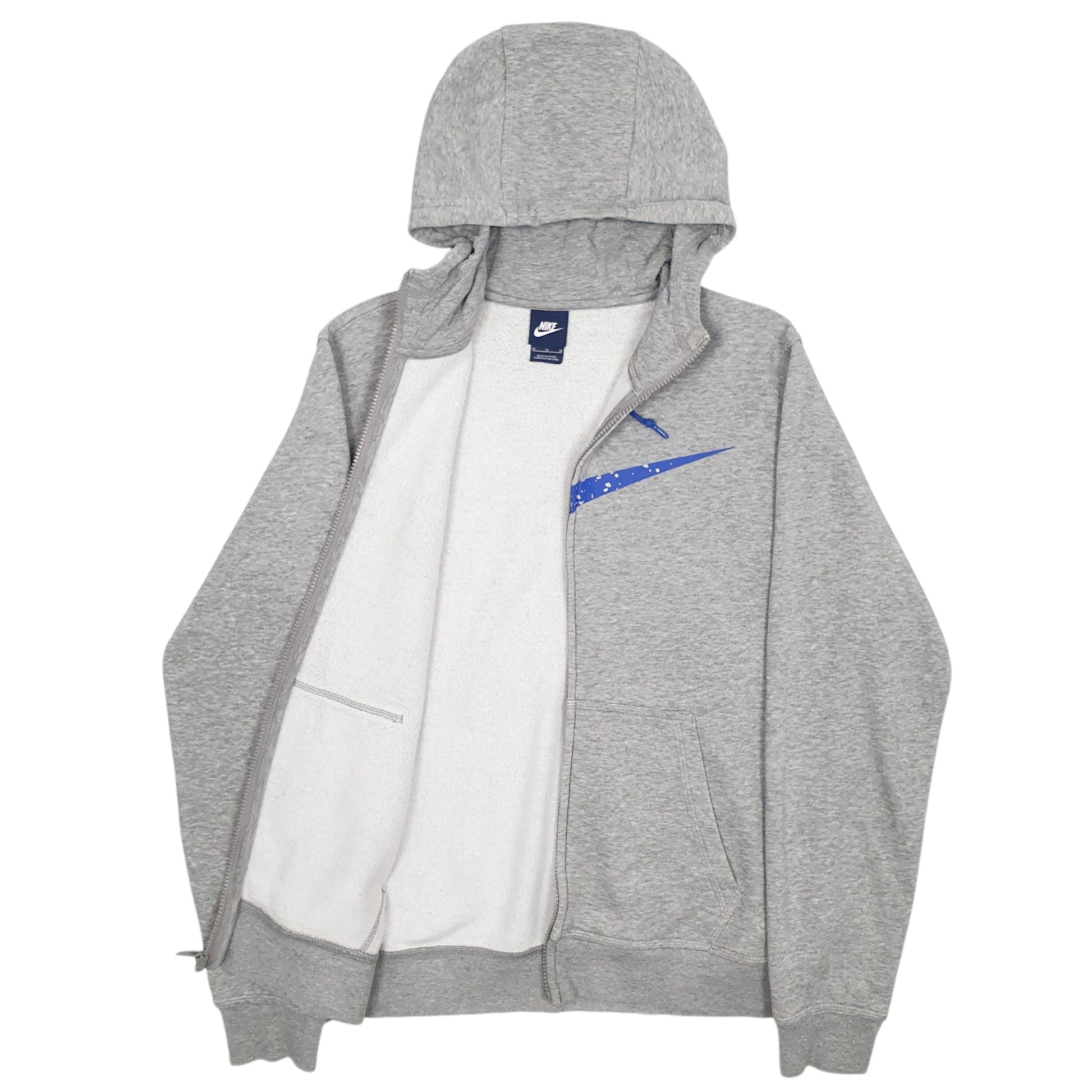 Mens Grey Nike  Full Zip Jumper