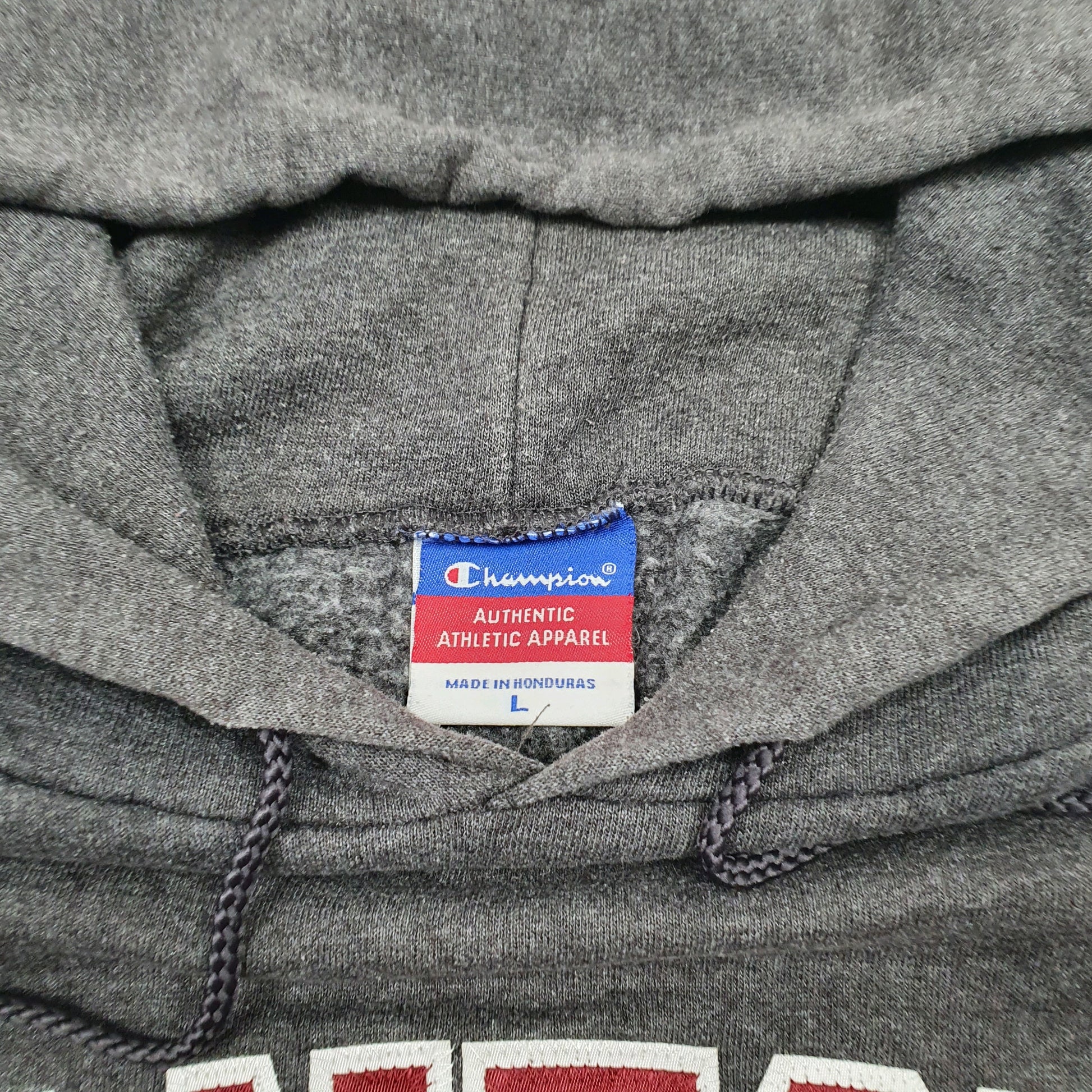 Mens Grey Champion Stanford Hoodie Jumper