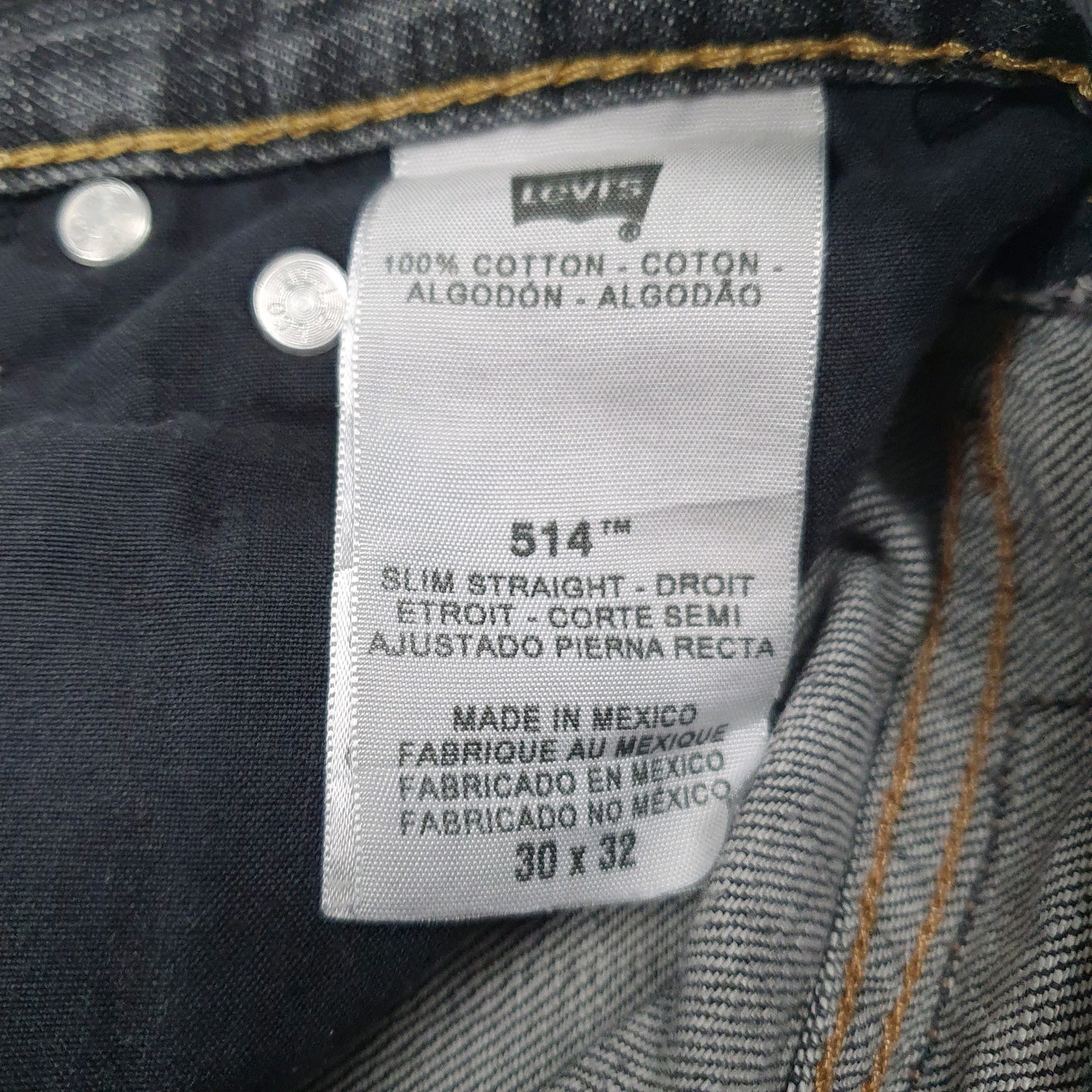 Mens Grey Levis   Jeans