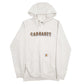 Mens Cream Carhartt Spellout Hoodie Jumper