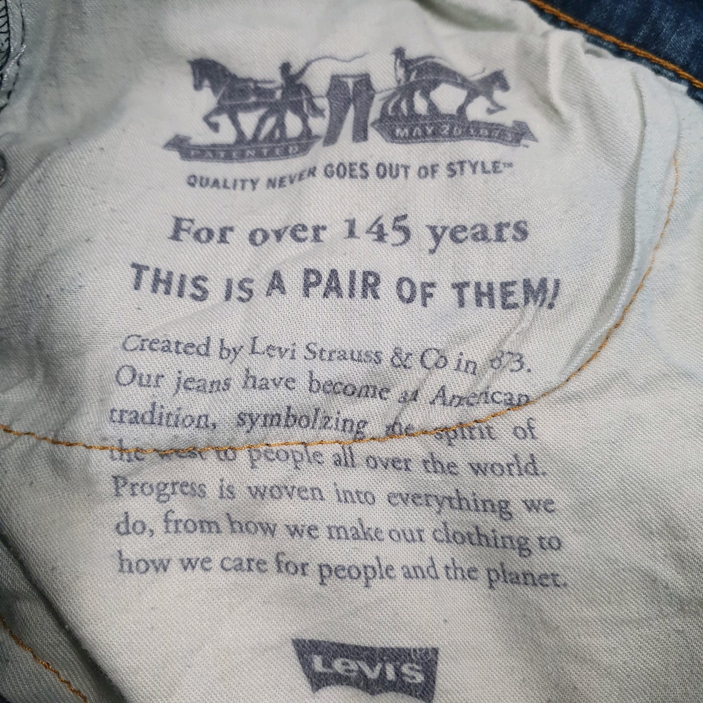 Mens Blue Levis  Hoodie Jeans