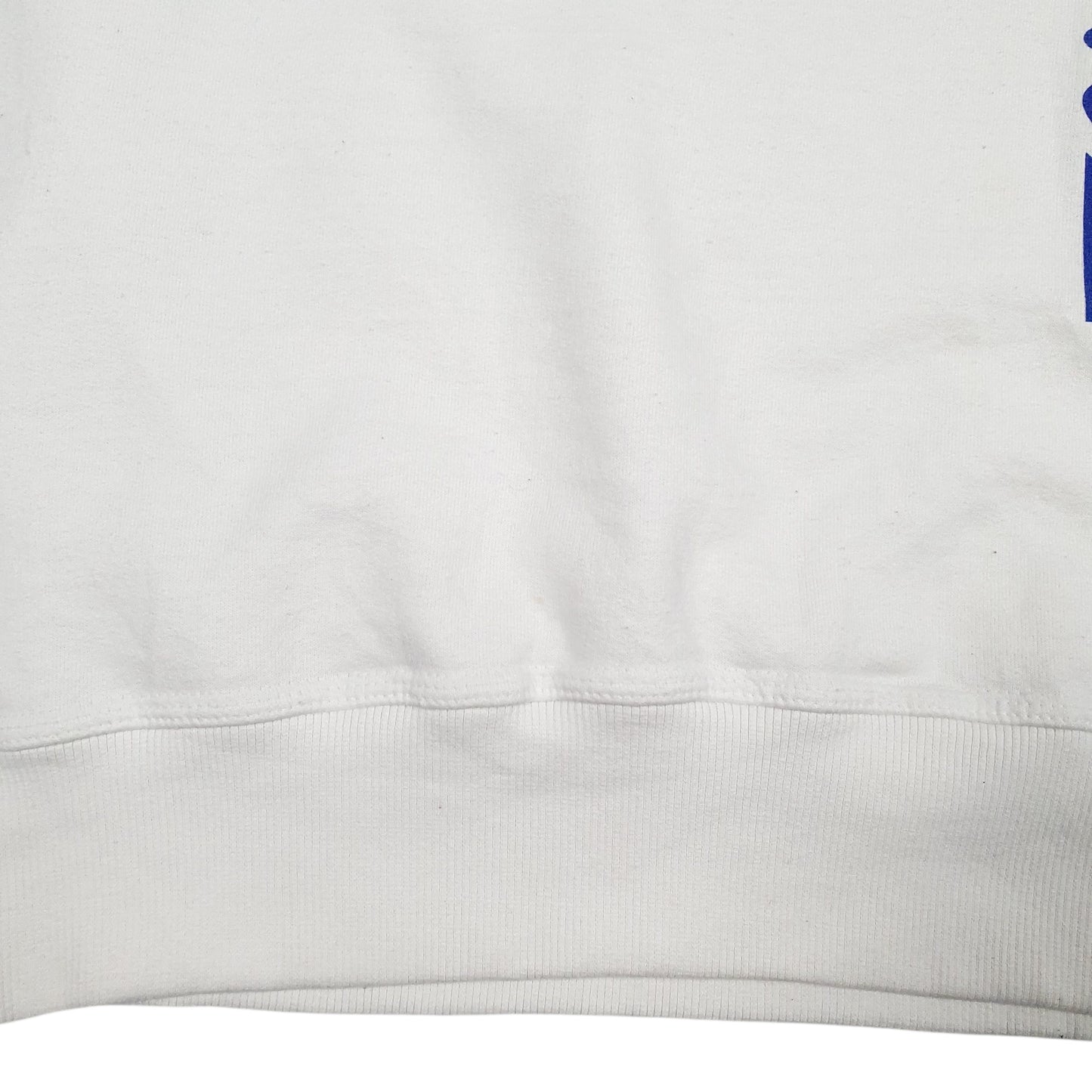 Mens White Champion Spellout Crewneck Jumper
