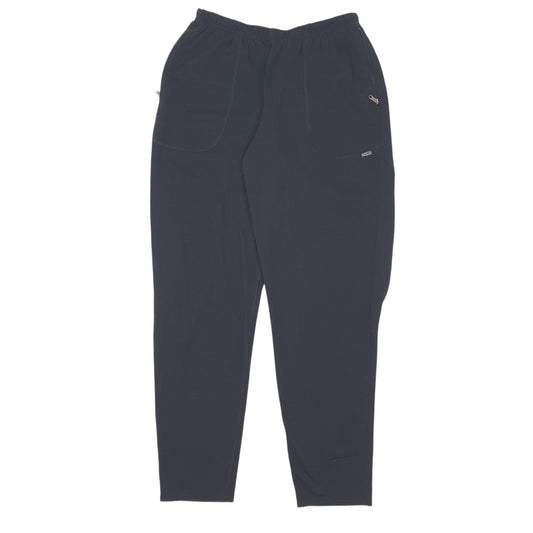 Mens Black Patagonia Polartec Vintage 90s Made In USA Jogger Trousers