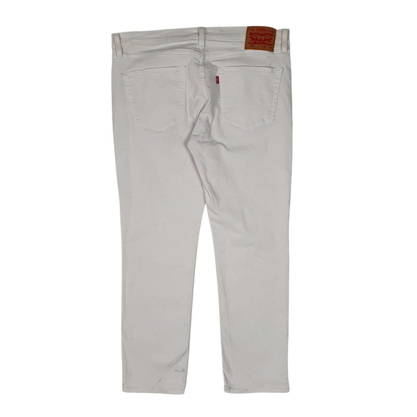 Mens White Levis   Jeans