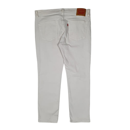 Mens White Levis   Jeans