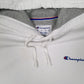 Mens White Champion  Hoodie Jumper