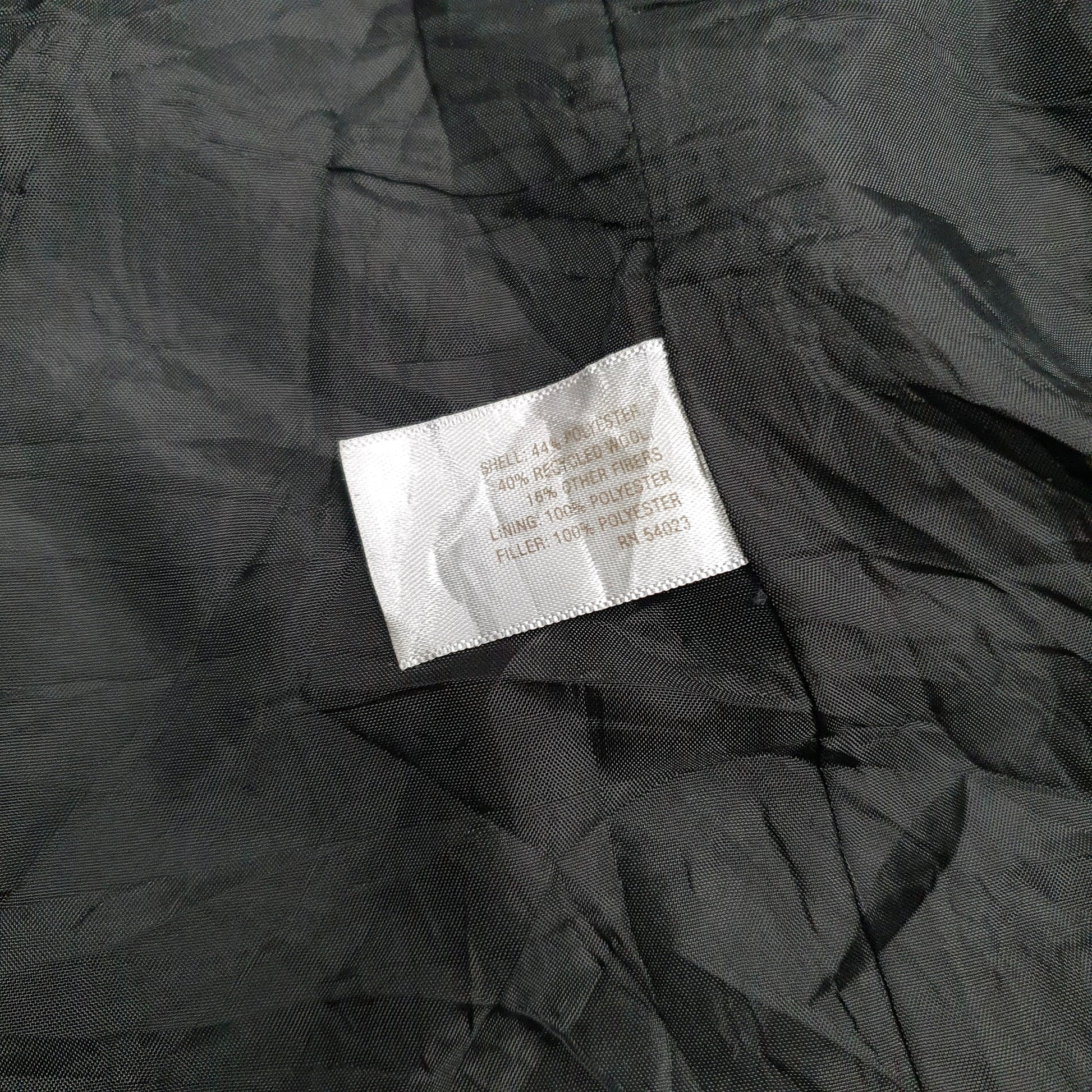 Mens Black Old Navy Double Breasted Duffle  Coat