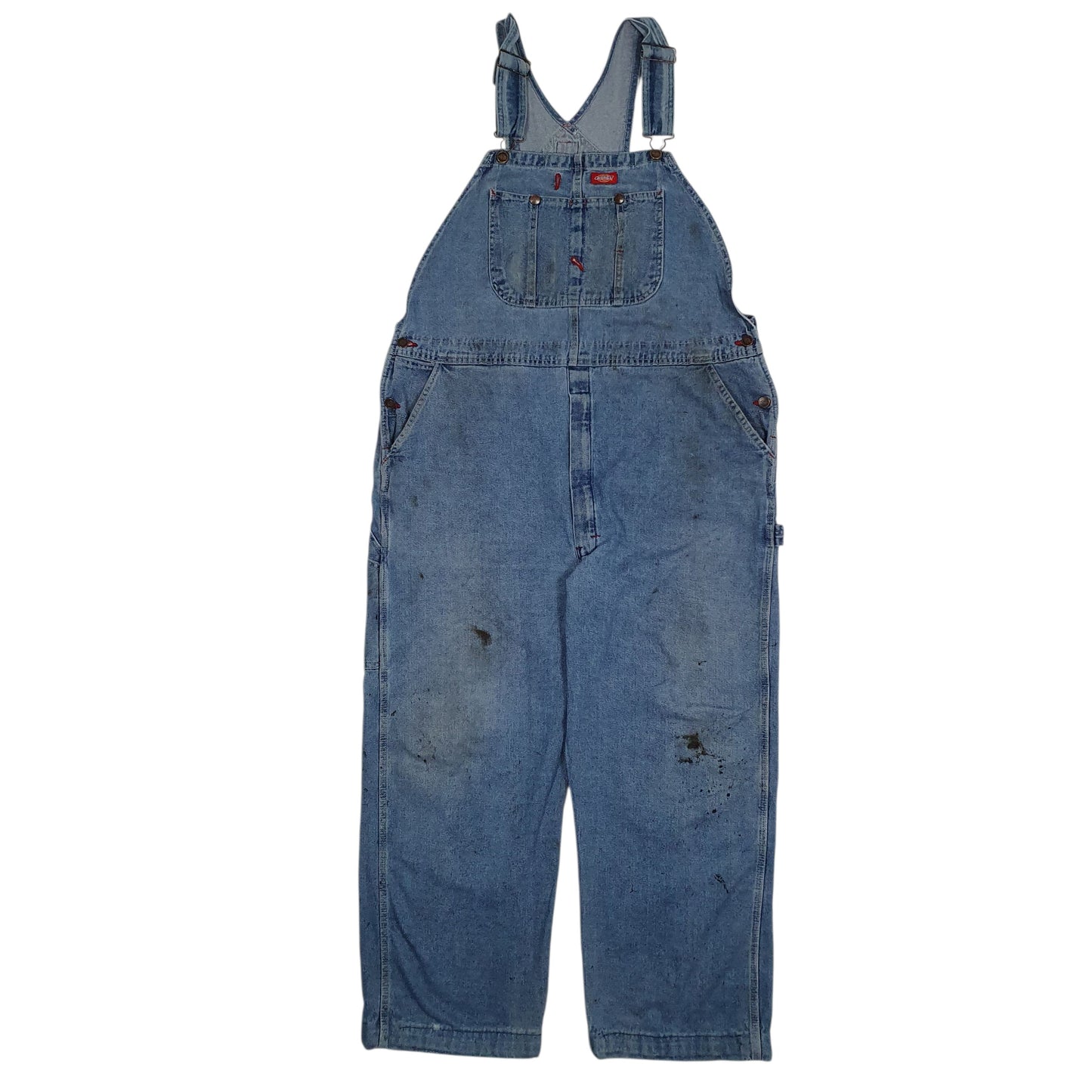 Mens Blue Dickies Vintage 00s Dungaree Trousers
