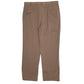 Mens Brown Polo Ralph Lauren Vintage 80s Double Pleated Formal  Trousers