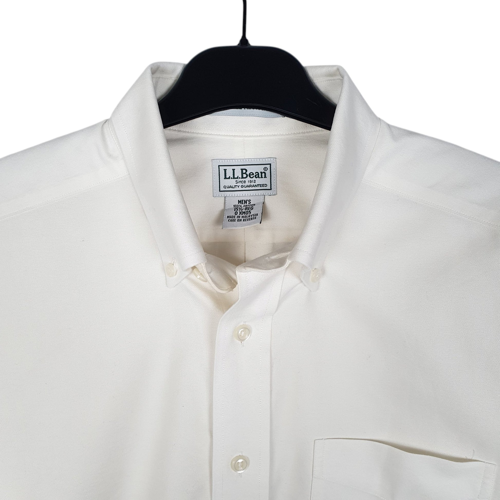 Mens White L.L.Bean   Shirt