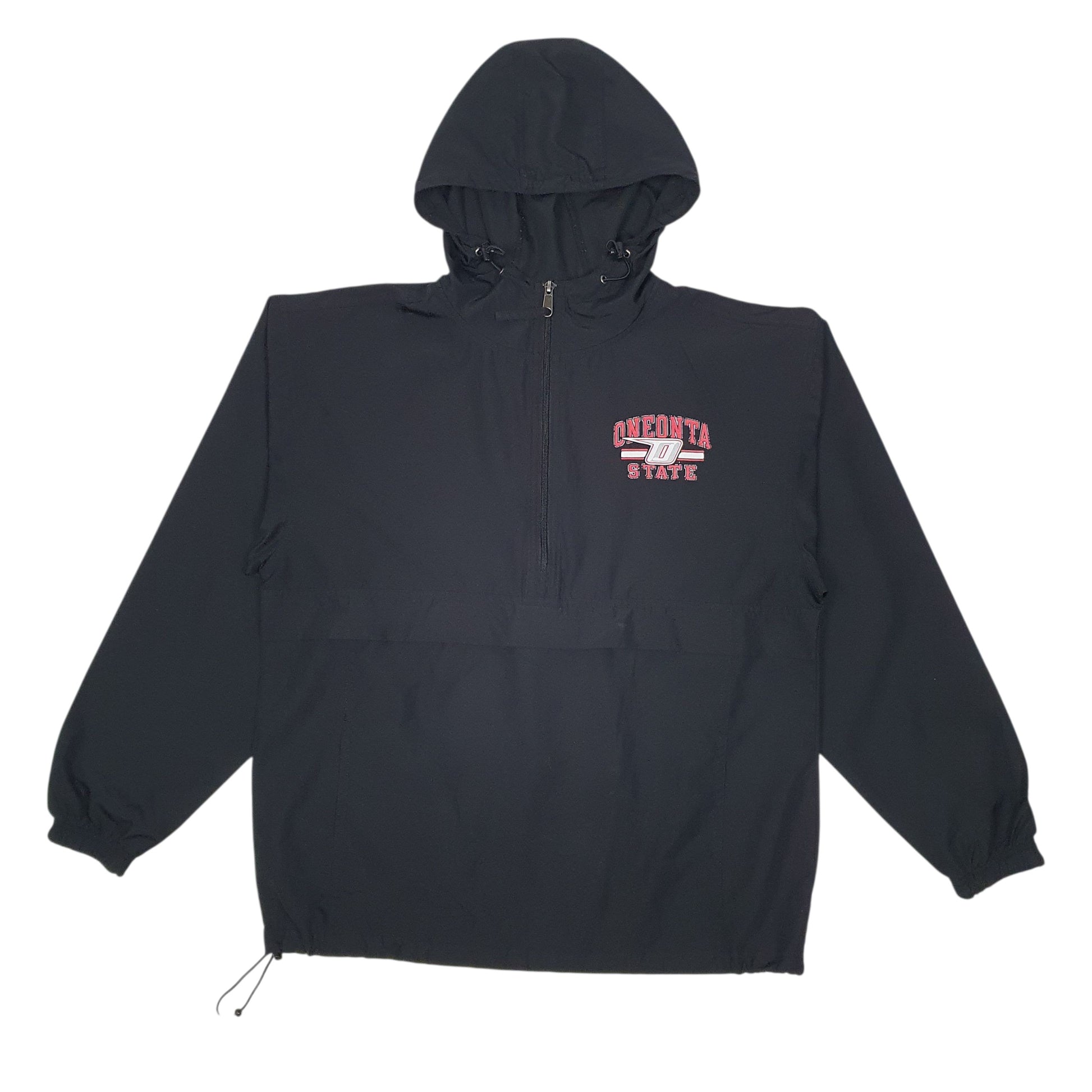 Mens Black Champion Oneonta State  Coat