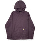 Womens Burgundy Carhartt  Full Zip Jumper