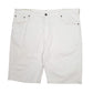 Mens White Levis 569 Denim Shorts