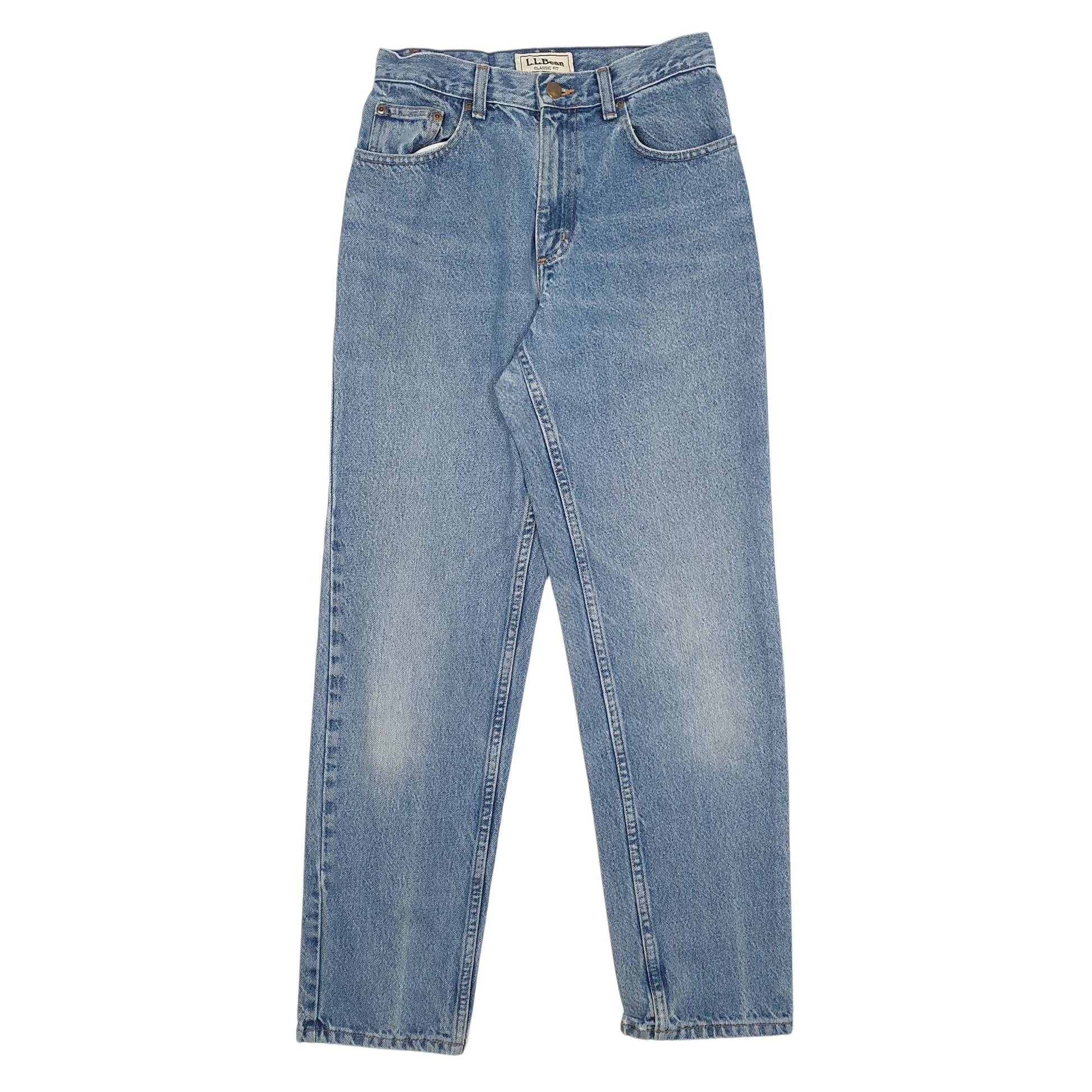 Womens Blue L.L.Bean  Classic JeansW26 L30