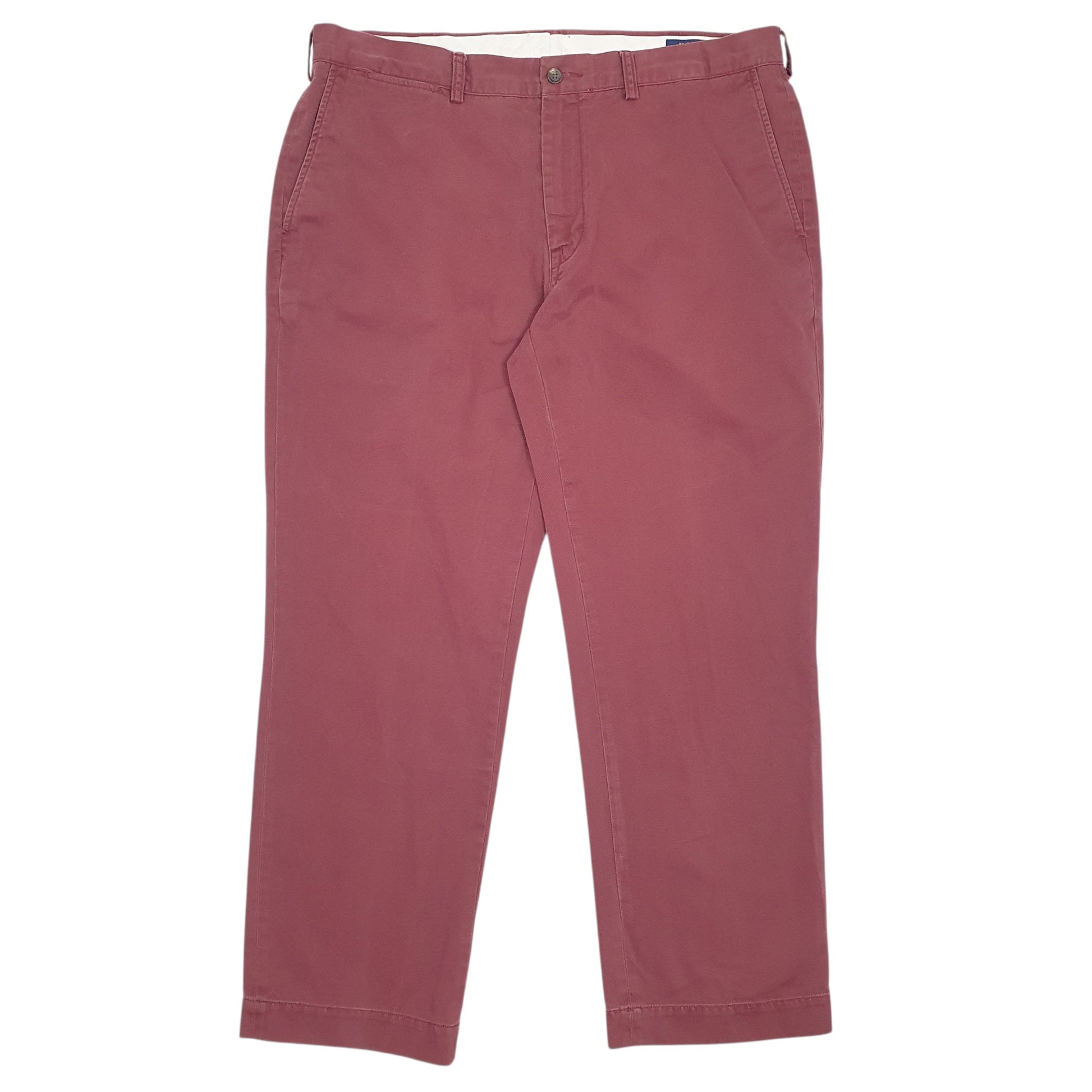 Mens Burgundy Polo Ralph Lauren Classic Fit Chino Trousers