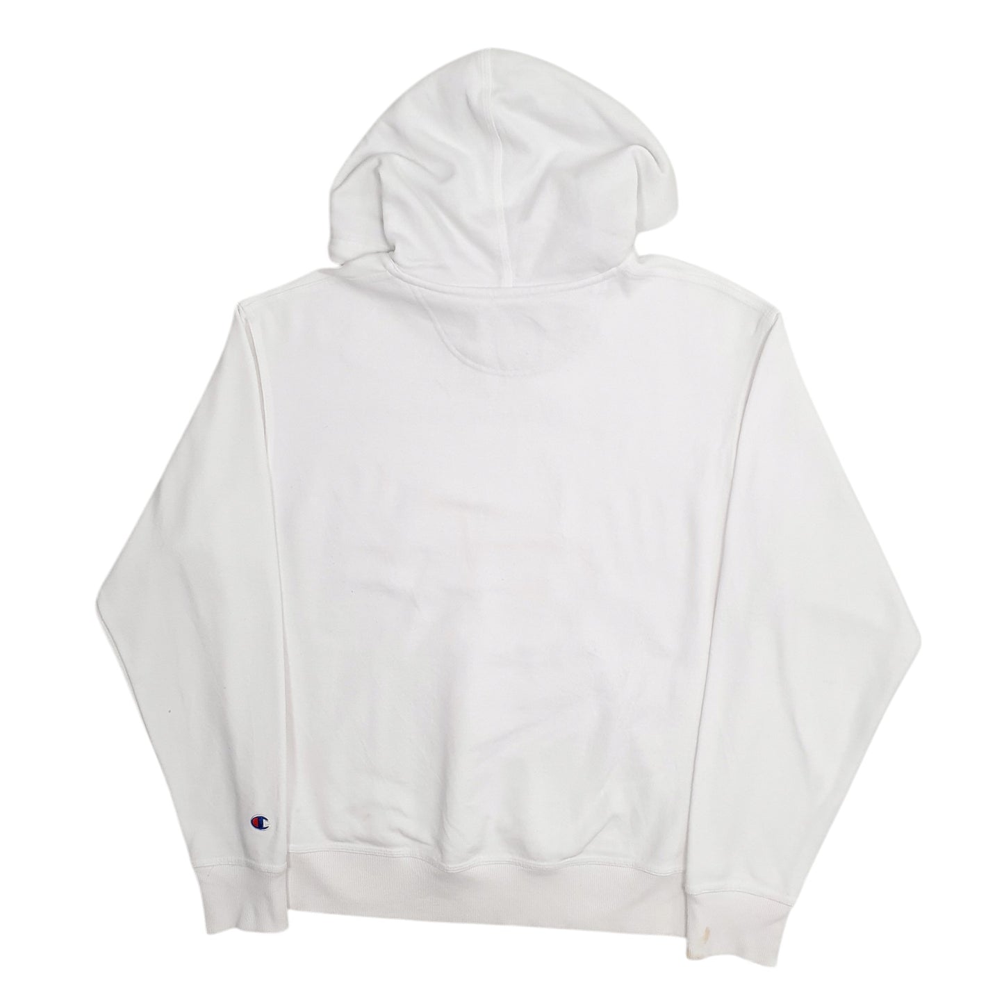 Mens White Champion  Hoodie Jumper