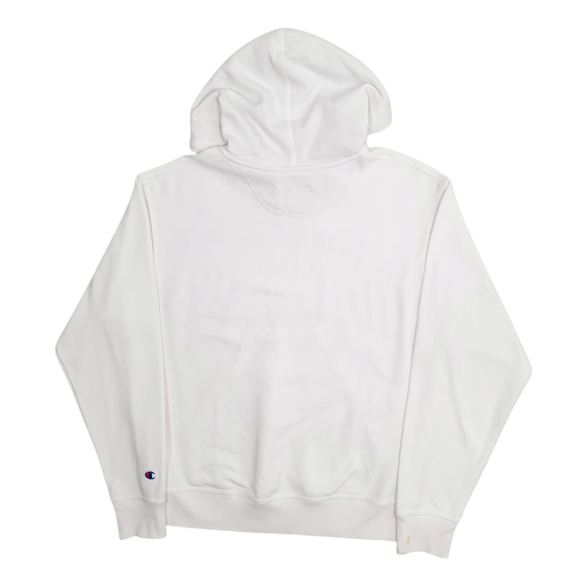 Mens White Champion  Hoodie Jumper