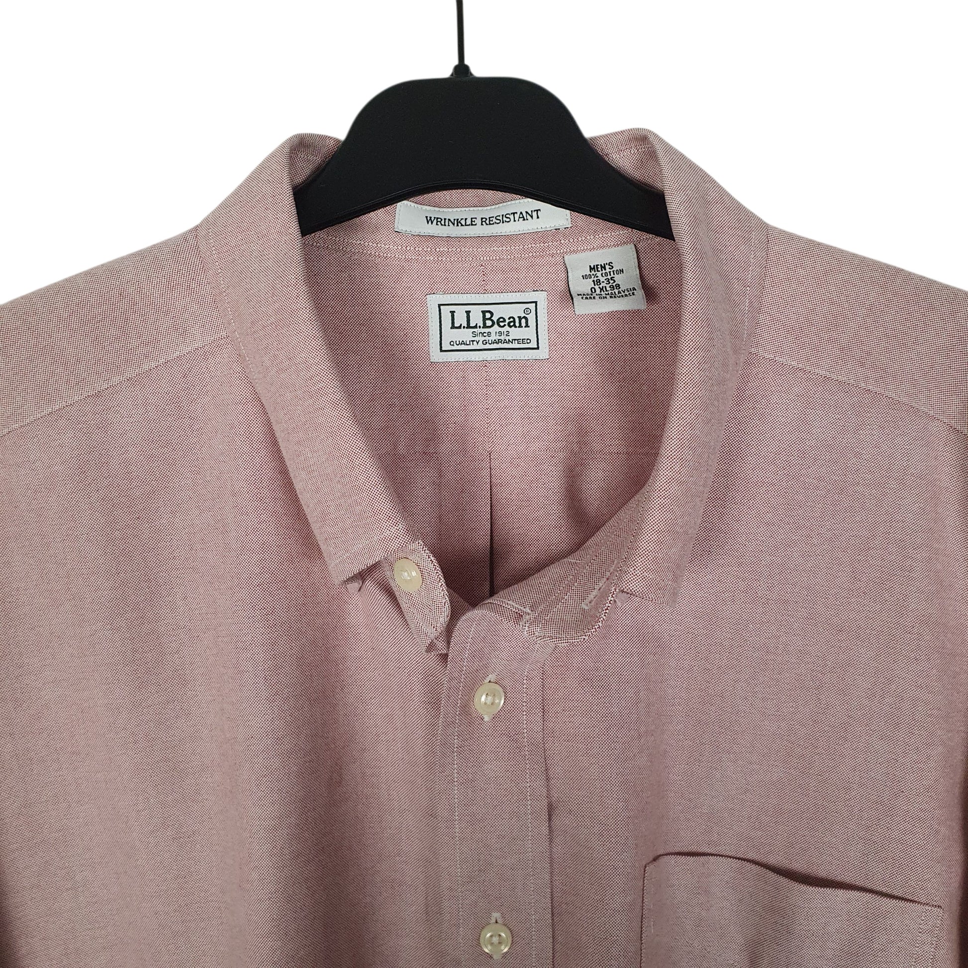 Mens Pink L.L.Bean   Shirt