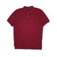 Mens Burgundy Polo Ralph Lauren Custom Slim Fit Short Sleeve Polo Shirt