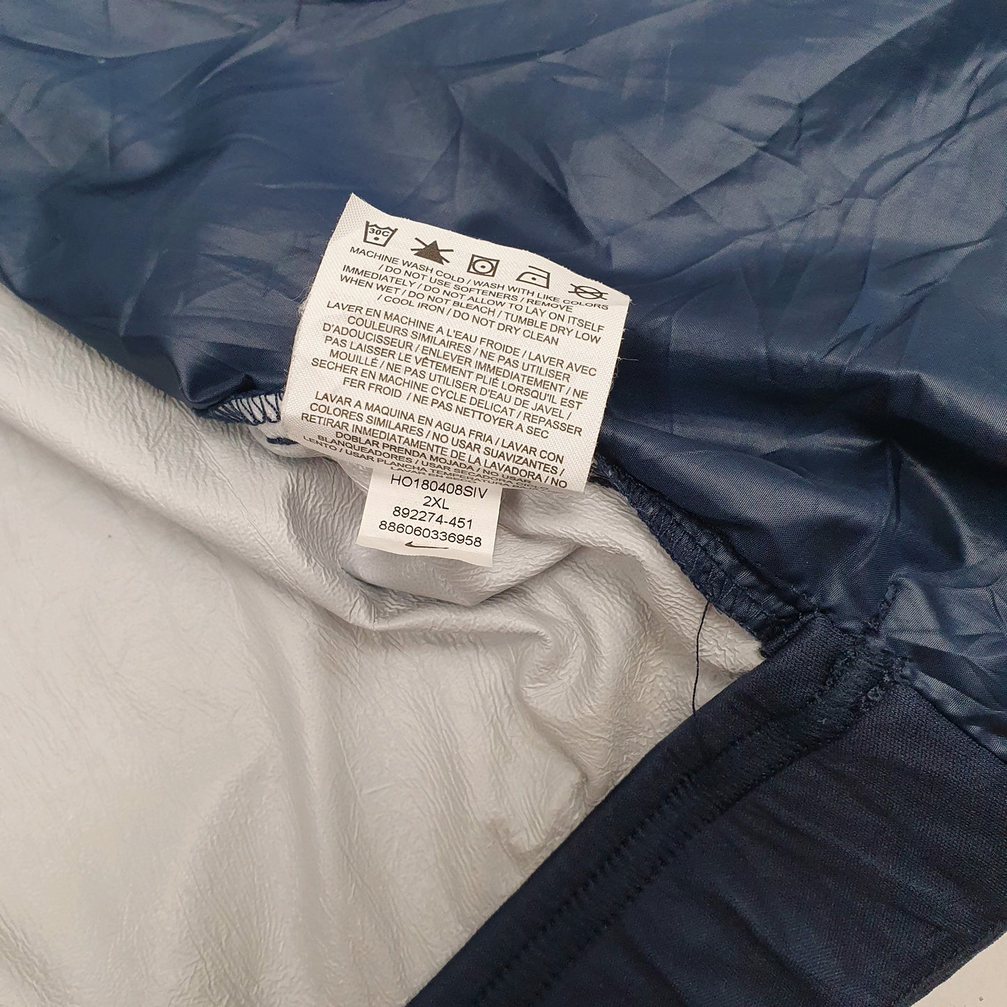 Mens Navy Nike 2019 Bethpage Black PGA Tour Golf  Coat