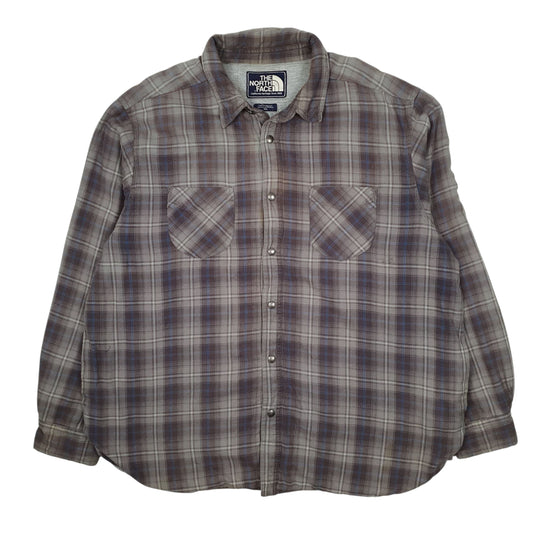 Mens Grey The North Face Padded Full Zip Coat