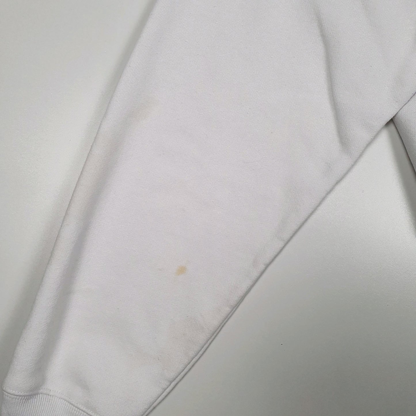 Womens White Champion Reverse Weave Crop Top Crewneck Jumper