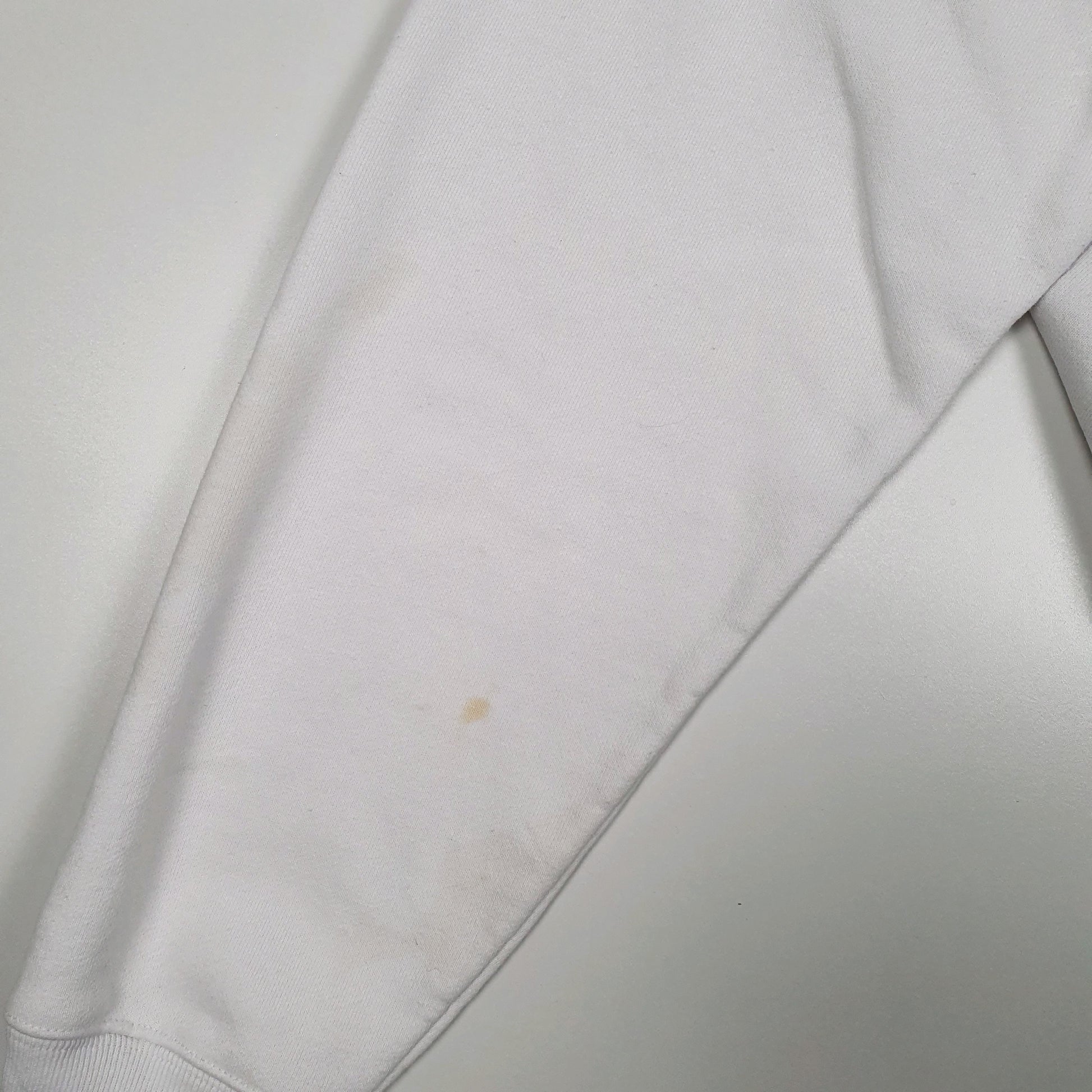 Womens White Champion Reverse Weave Crop Top Crewneck Jumper