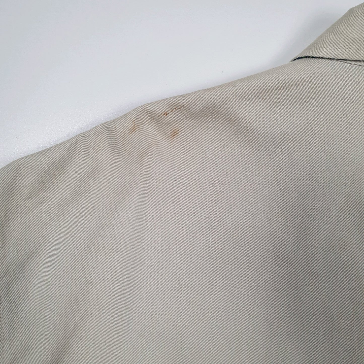 Mens Beige Polo Ralph Lauren Vintage 1980s Hoodie Coat