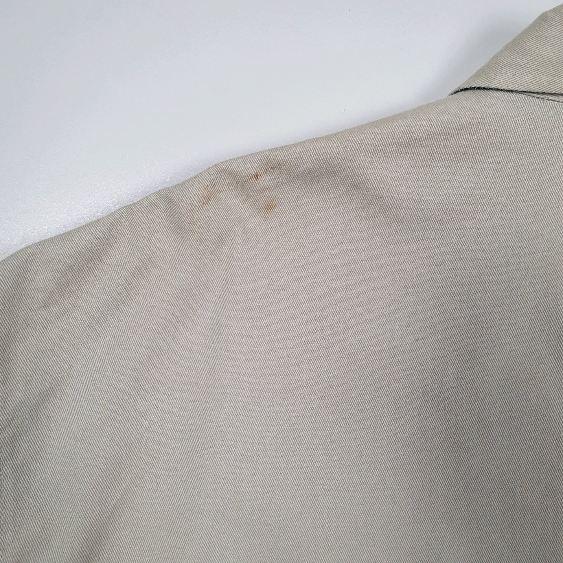 Mens Beige Polo Ralph Lauren Vintage 1980s Hoodie Coat